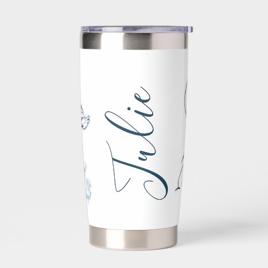 Amazing Grace gepersonaliseerd Geïsoleerde Drinkbeker (Links)