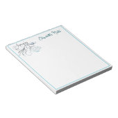 Amazing Grace gepersonaliseerd Notitieblok (Schuin)