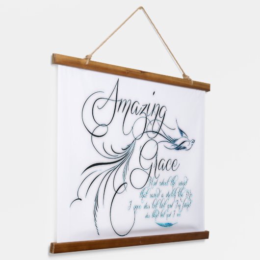 Amazing Grace Hangend Wandkleed (Gebogen)