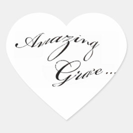 Amazing Grace Hart Sticker