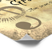  Amazing Grace Hoe fijn het geluid is Poster (Hoek)