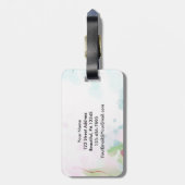 Amazing Grace How Sweet the Sound Christian Hymn Bagagelabel (Achterkant verticaal)