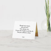 Amazing Grace How Sweet the Sound Hymn Kaart (Achterkant)