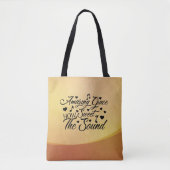 Amazing Grace How Sweet the Sound Hymn Tote Bag (Voorkant)