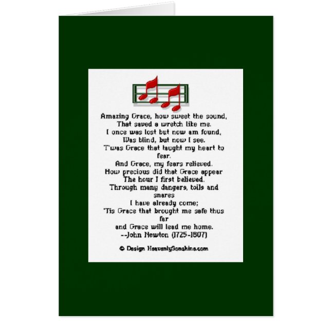 Amazing Grace Hymn (Voorkant)