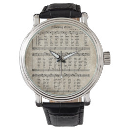 Amazing Grace  Hymn Bladmuziek Horloge