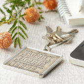 Amazing Grace  Hymn Bladmuziek Sleutelhanger (Zijkant)