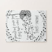 Amazing Grace Hymn Dandelion Christelijk Legpuzzel (Horizontaal)