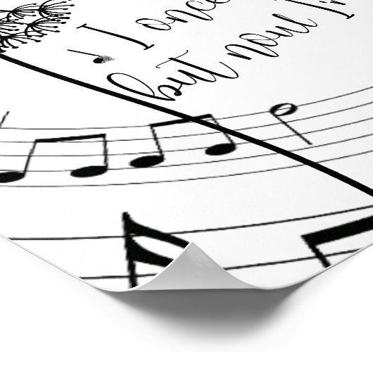 Amazing Grace Hymn Dandelion Christelijk Poster (Hoek)