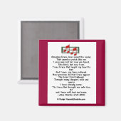 Amazing Grace Hymn Magneet (Voorkant / Achterkant)