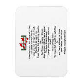 Amazing Grace Hymn Magneet (Verticaal)
