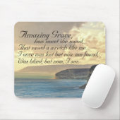 Amazing Grace Hymn Ocean Sunset Mousepad Muismat (Met muis)