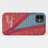 Amazing Grace Hymn - Red Floral Zipper Pull Design Case-Mate iPhone Case (Achterkant (horizontaal))