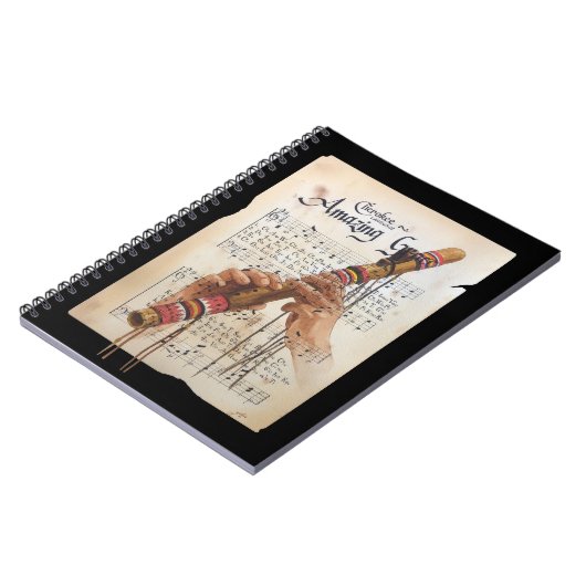 Amazing Grace in the Cherokee Language Notitieboek (Linkerzijde)