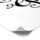 Amazing Grace Inspirerend Quote Gezegde Poster (Hoek)