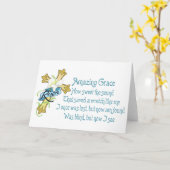 Amazing Grace Kaart (Gele Bloem)