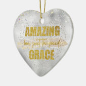 Amazing Grace Keramisch Ornament (Links)