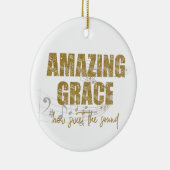 Amazing Grace Keramisch Ornament (Rechts)