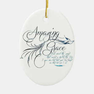 Amazing Grace Keramisch Ornament