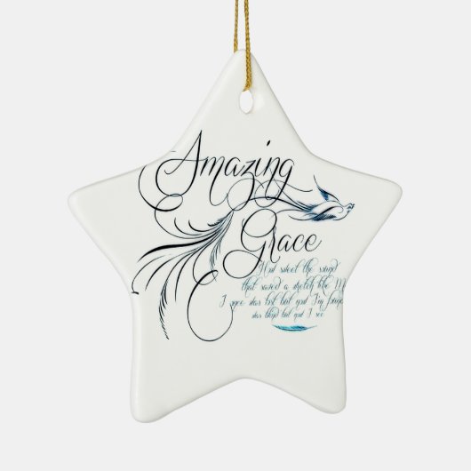 Amazing Grace Keramisch Ornament (Rechts)