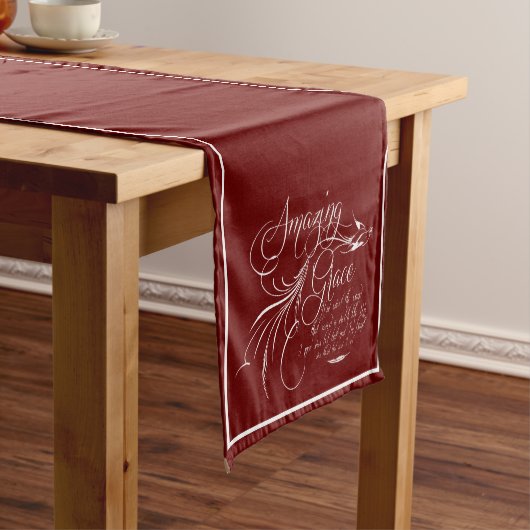 Amazing Grace   Korte Tafel Runner Tafelloper (Voorbeeld)
