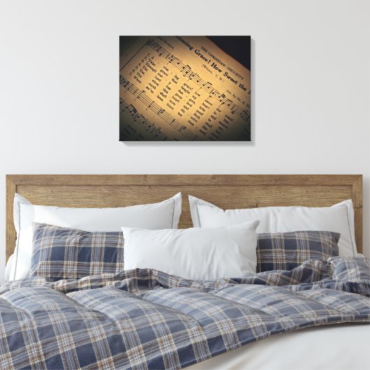 Amazing Grace - Kunst Canvas Afdruk (Insitu (Slaapkamer))