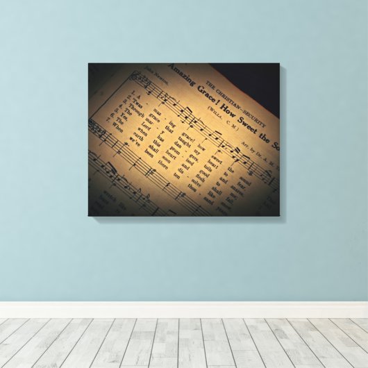 Amazing Grace - Kunst Canvas Afdruk (Insitu (Houten vloer))
