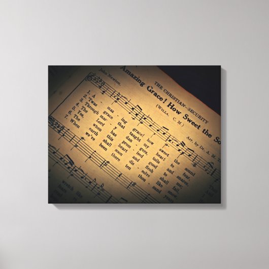 Amazing Grace - Kunst Canvas Afdruk (Voorkant)
