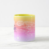 Amazing Grace Libel pastel kleurverloop Mok (Midden)