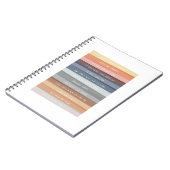 Amazing Grace Lyric Colorful Stripes Notitieboek (Linkerzijde)