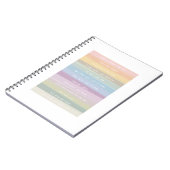 Amazing Grace Lyric Rainbow Colorful Stripes Notitieboek (Linkerzijde)