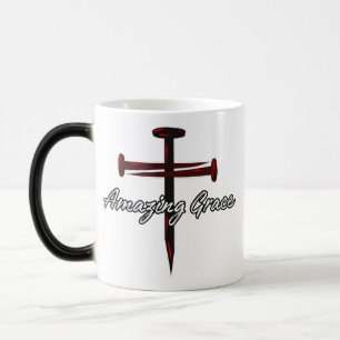 Amazing Grace Nail Cross Christelijk Magische Mok