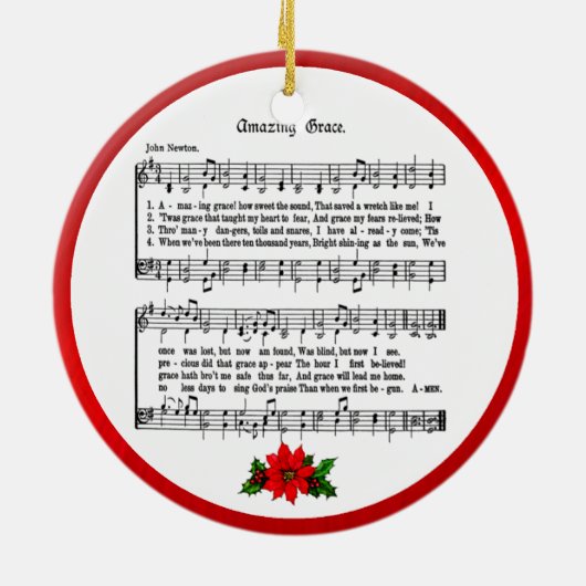 AMAZING GRACE-ORNAMENT KERAMISCH ORNAMENT (Achterkant)