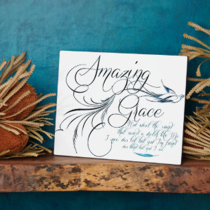Amazing Grace Plaquette Fotoplaat