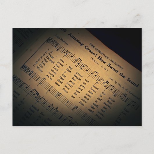 Amazing Grace Post Card Briefkaart (Voorkant)