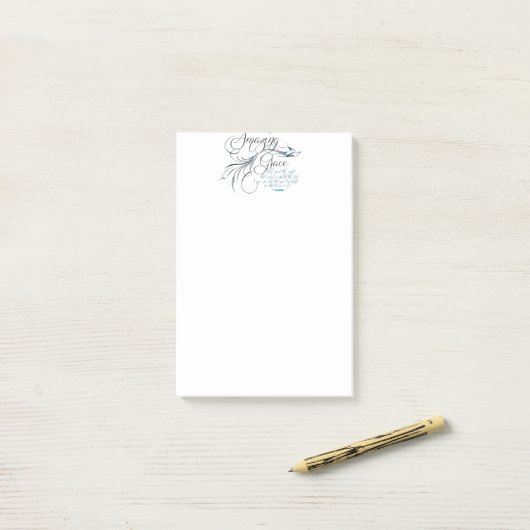 Amazing Grace Post-it® Notes (Op bureau)