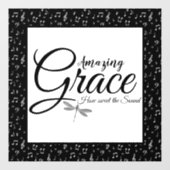 Amazing Grace  Raamsticker (Vel)