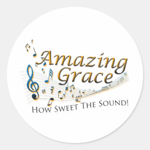 Amazing Grace Ronde Sticker