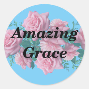Amazing Grace Ronde Sticker