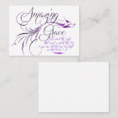 Amazing Grace sharing-oproepkaart Contactkaartje (Voorkant / Achterkant)