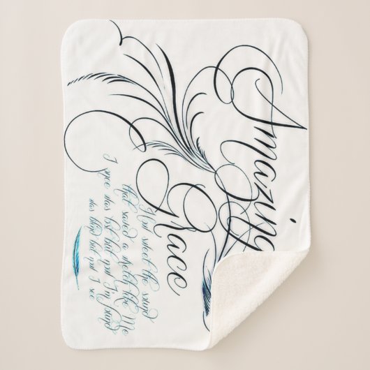 Amazing Grace Sherpa Deken (Voorkant)