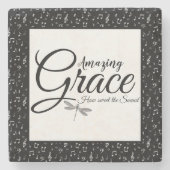 Amazing Grace  Stenen Onderzetter (Voorkant)