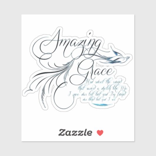 Amazing Grace Sticker (Vel)