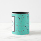 Amazing Grace turquoise en zwart Mok (Midden)