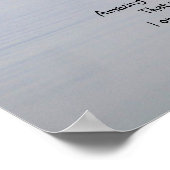 Amazing Grace Uplifting Comforting Hymn Kingfisher Poster (Hoek)