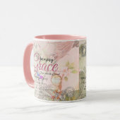 Amazing Grace vintage roze Mok (Voorkant links)