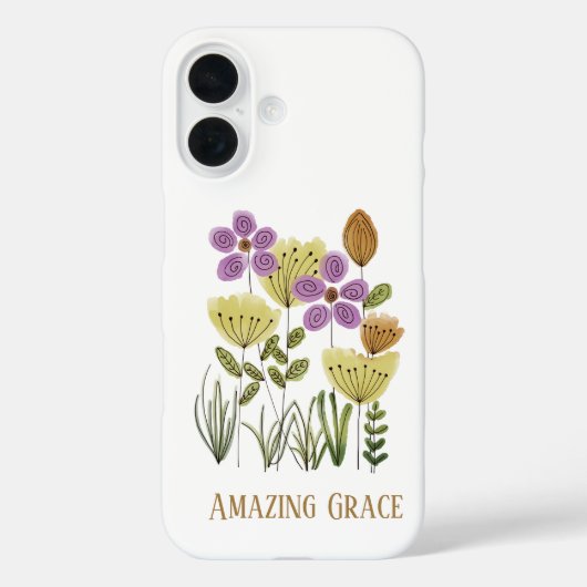 Amazing Grace Wildflowers Case-Mate iPhone Case (Achterkant)