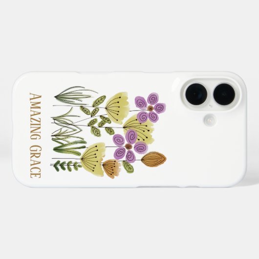Amazing Grace Wildflowers Case-Mate iPhone Case (Achterkant (horizontaal))