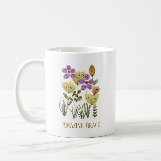 Amazing Grace Wildflowers Koffiemok (Links)