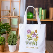 Amazing Grace Wildflowers Tote Bag